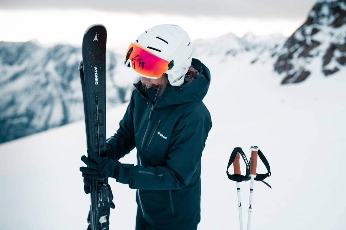 Casques de ski avec visière